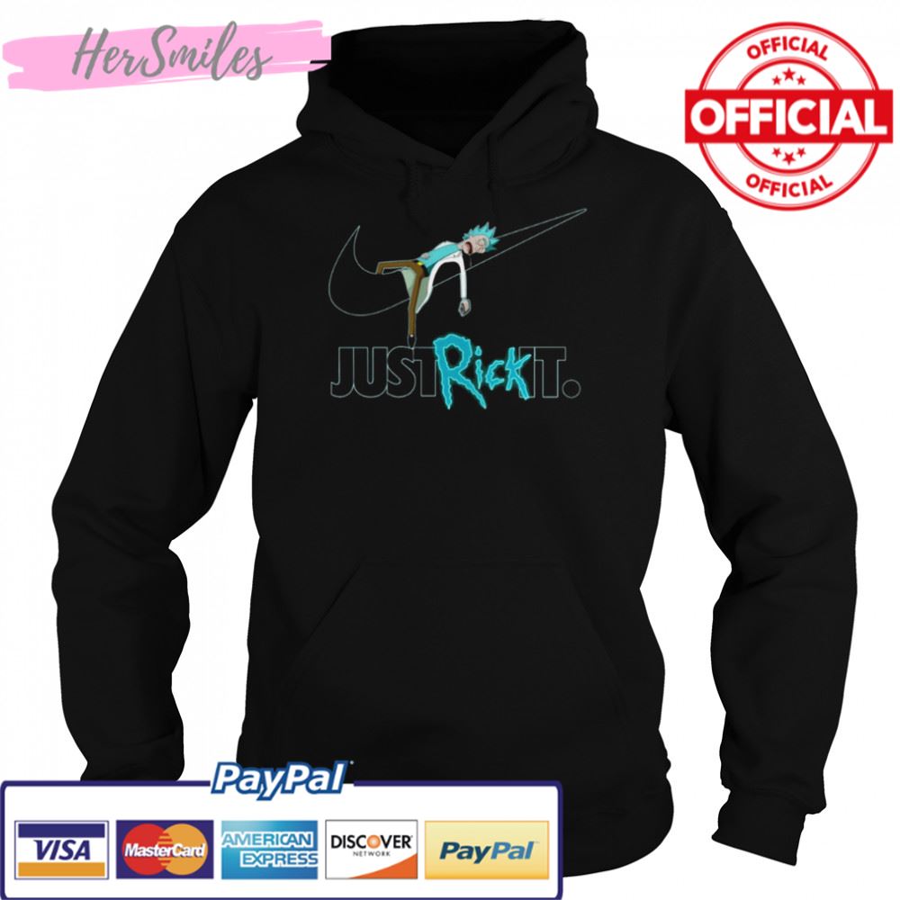 Just Rick It Nike Logo Rick And Morty Cartoon shirt Just Rick It Nike Logo Rick And Morty Cartoon shirt