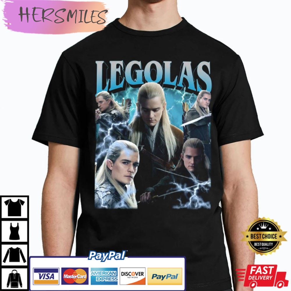 Legolas Retro 90s Gift For Fan T-Shirt - Hersmiles