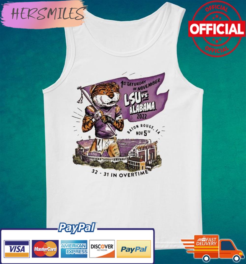 LSU Tigers Beat Bama Crimson Tide 32-31 T-shirt LSU Tigers Beat Bama Crimson Tide 32-31 T-shirt