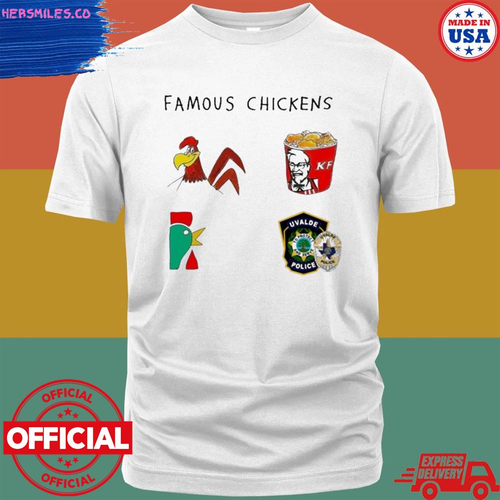 Luke Rudkowski Famous Chickens Kf Uvalde Police shirt