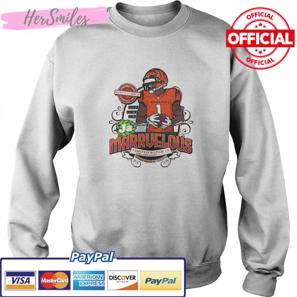 Marrvelous Cincinnati Bengals Ja’marr Chase 2022 Shirt Marrvelous Cincinnati Bengals Ja’marr Chase 2022 Shirt