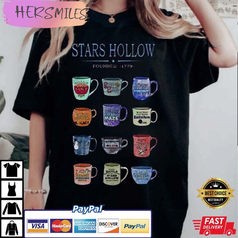 Mugs Of Stars Hollow Gilmore Girls Best T-Shirt