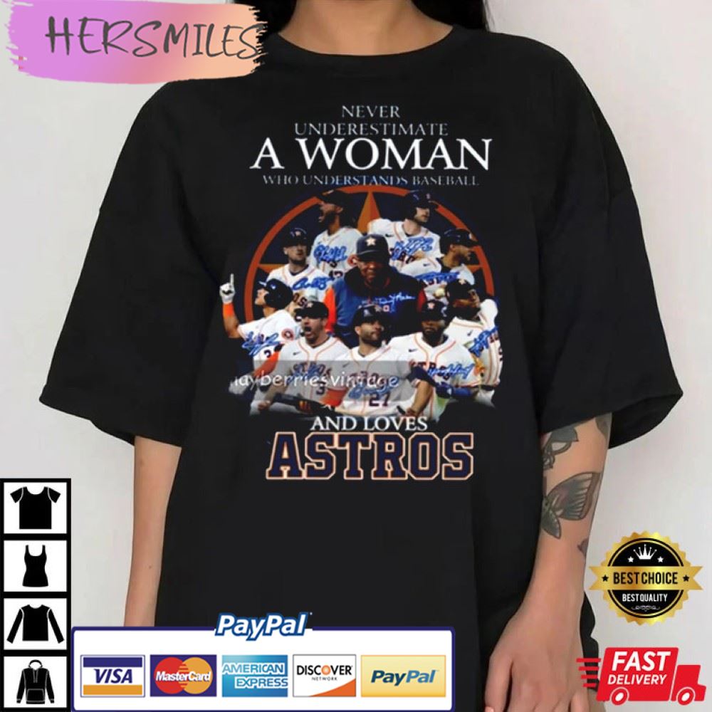 Never Underestimate A Women Who Understands Baseball Best T-Shirt Never Underestimate A Women Who Understands Baseball Best T-Shirt