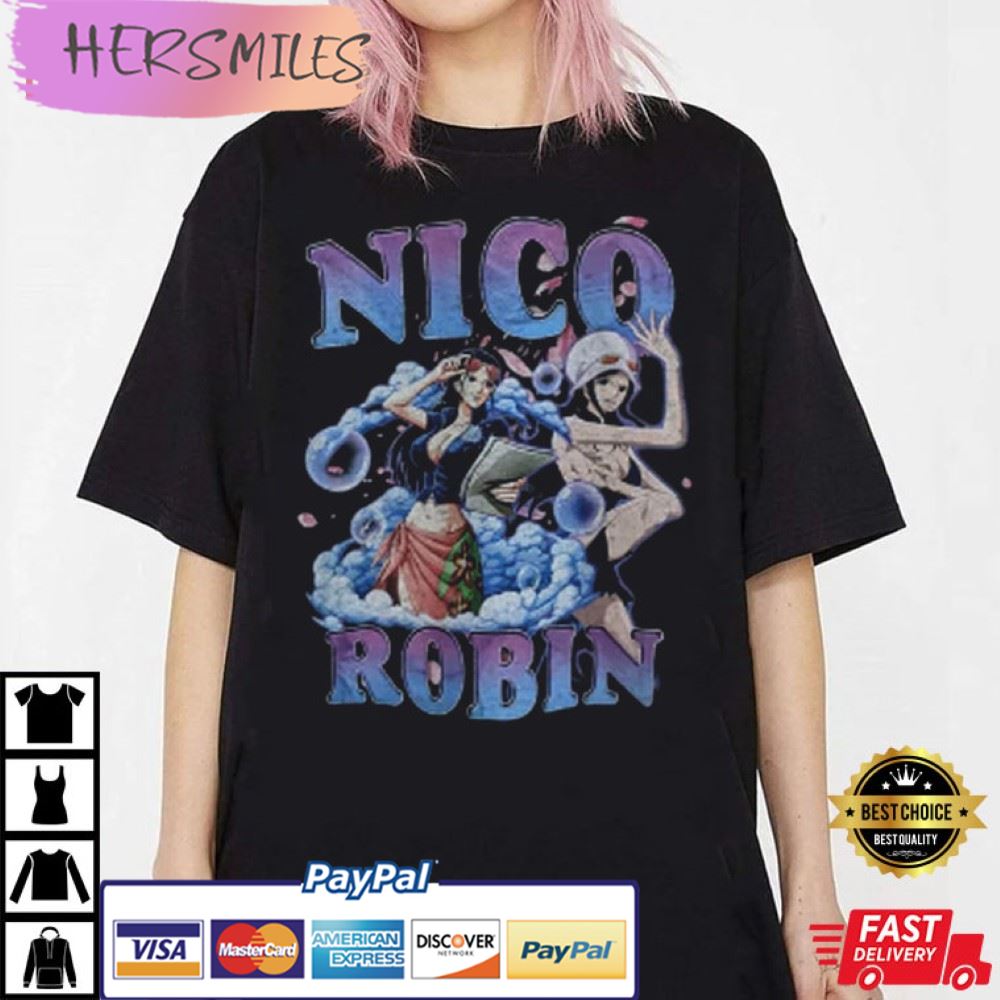 Nico Robin, One Piece Anime Gift For Fan T-Shirt