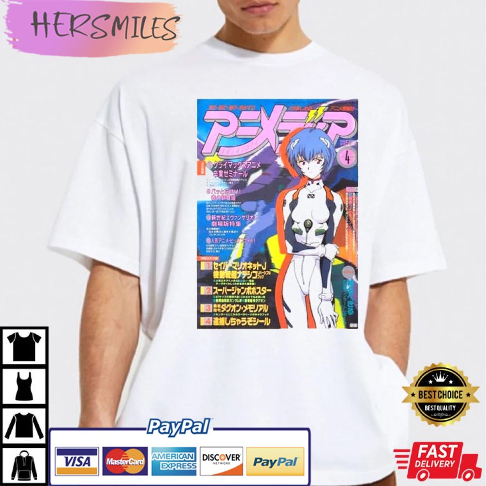 Rei Ayanami Neon Genesis Evangelion Gift For Fan T-Shirt