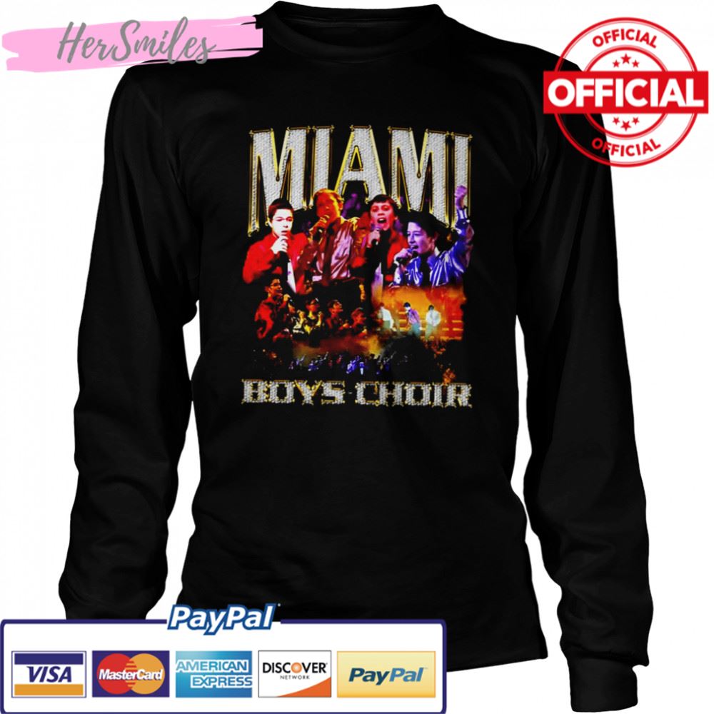 Retro Design Miami Boys Choir shirt Retro Design Miami Boys Choir shirt