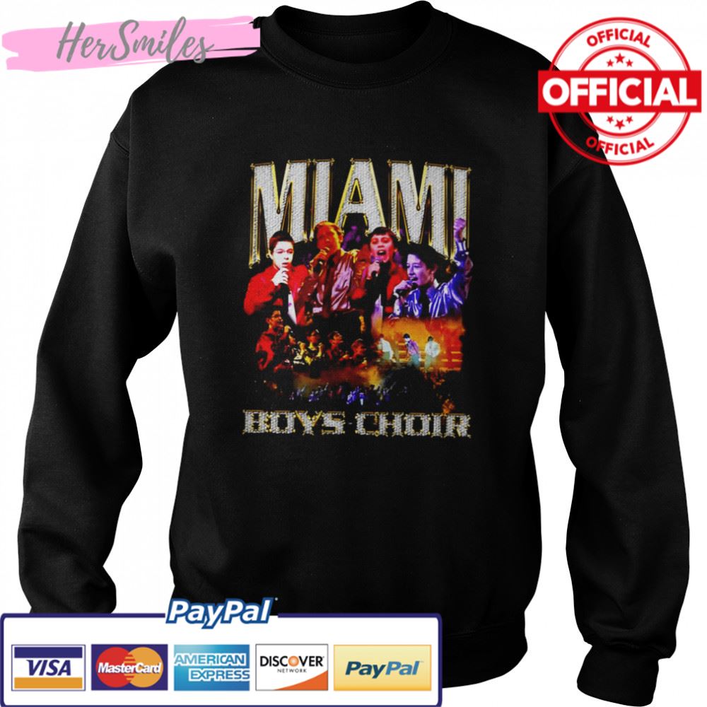 Retro Design Miami Boys Choir shirt Retro Design Miami Boys Choir shirt