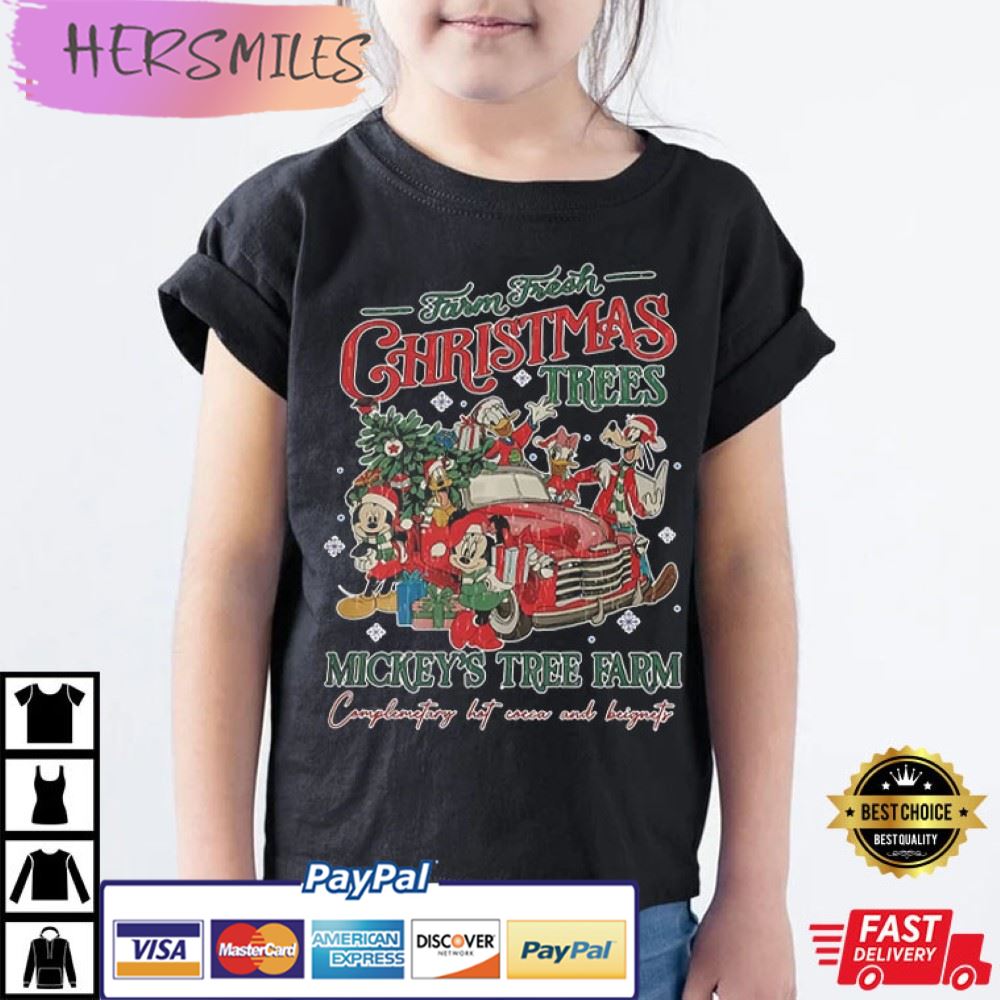 Retro Disneyland Christmas Tree Best T-Shirt