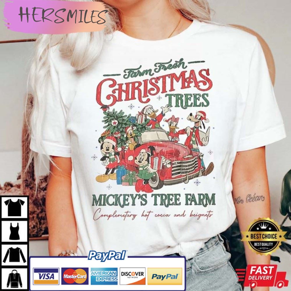 Retro Disneyland Christmas Tree Best T-Shirt