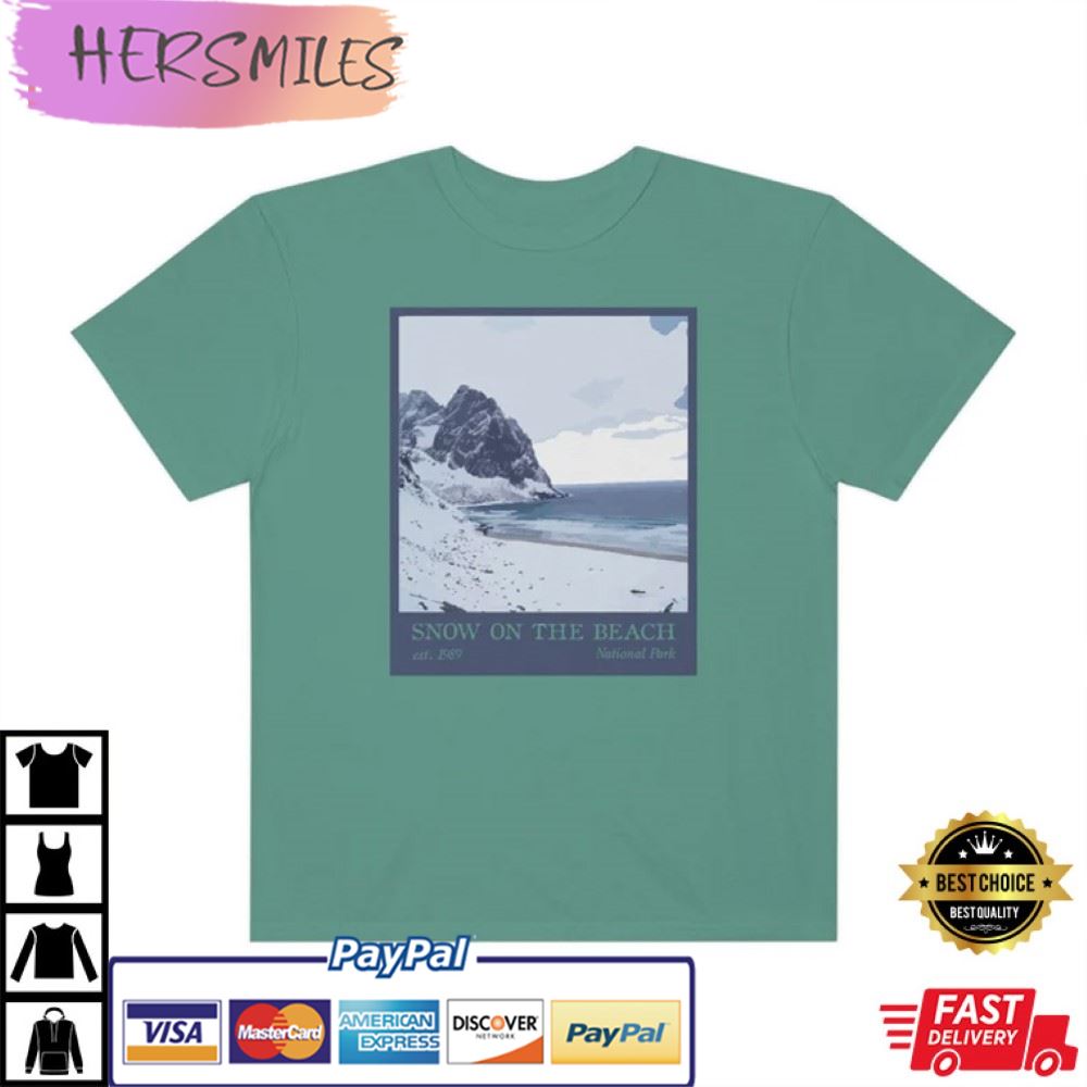 Snow On The Beach National Park 1989 T-shirt Snow On The Beach National Park 1989 T-shirt