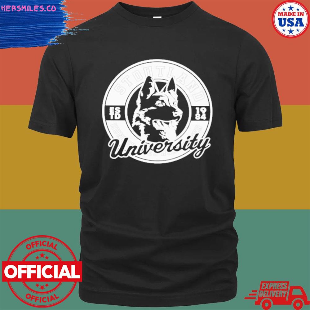 Stoutland university estd 1984 hungry dogs run faster shirt