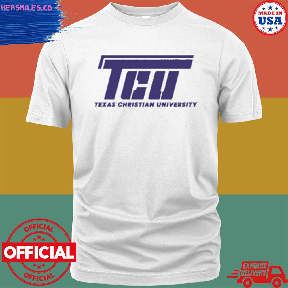 TCU Texas christian university flying shirt
