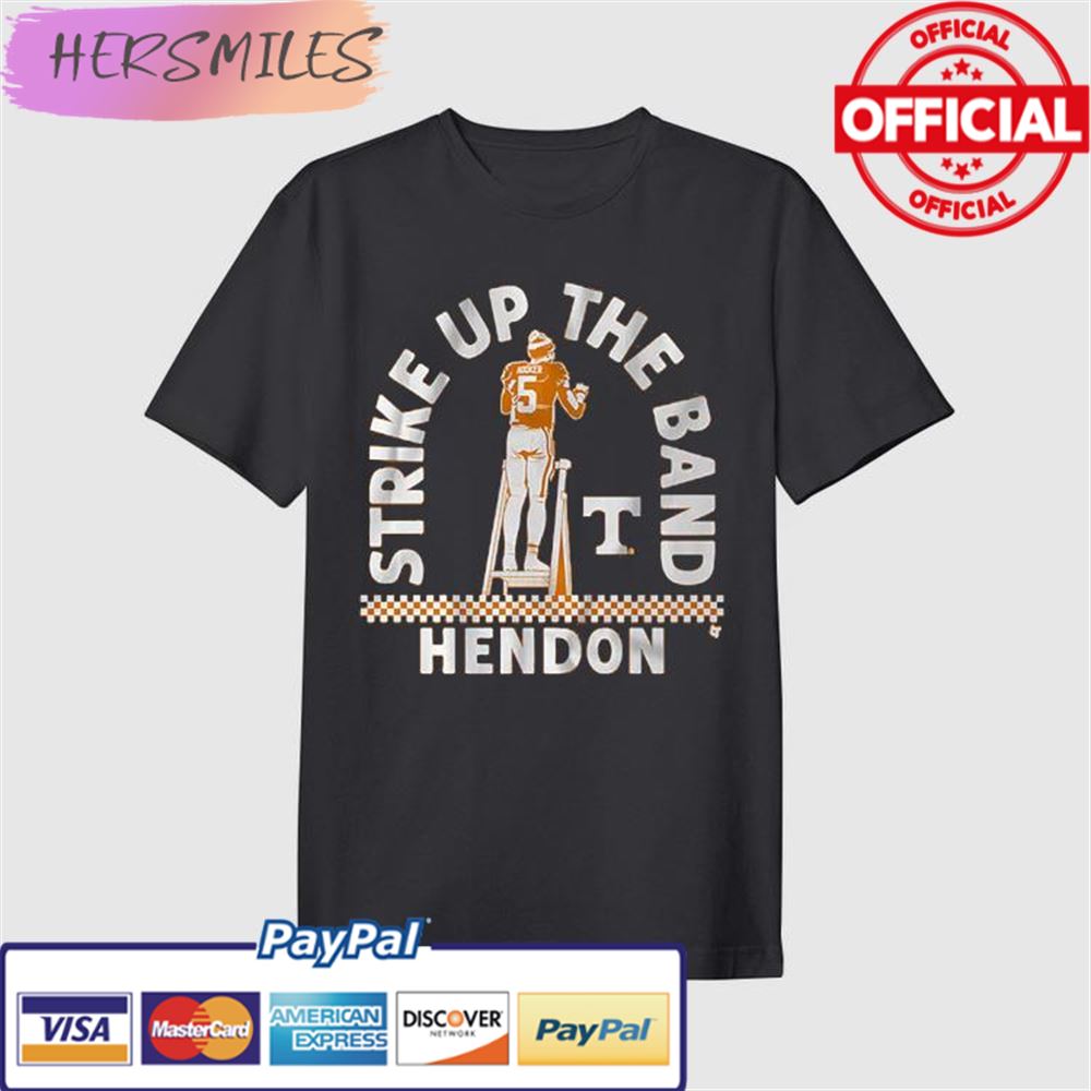 Tennessee Volunteers Strike Up The Band Hendon Hooker T-shirt