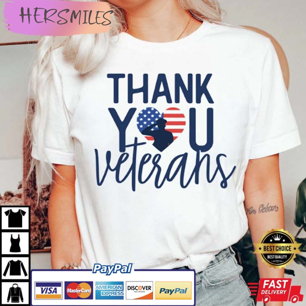 Thank You For Your Service Veterans T-Shirt