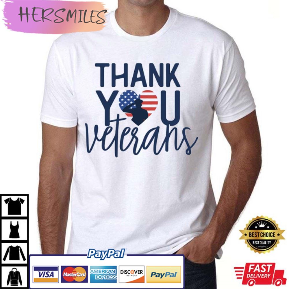 Thank You For Your Service Veterans T-Shirt