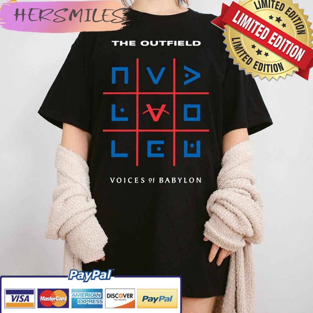 The Outfield Rock Band Voices Of Babylon Trending Unisex  T-shirt