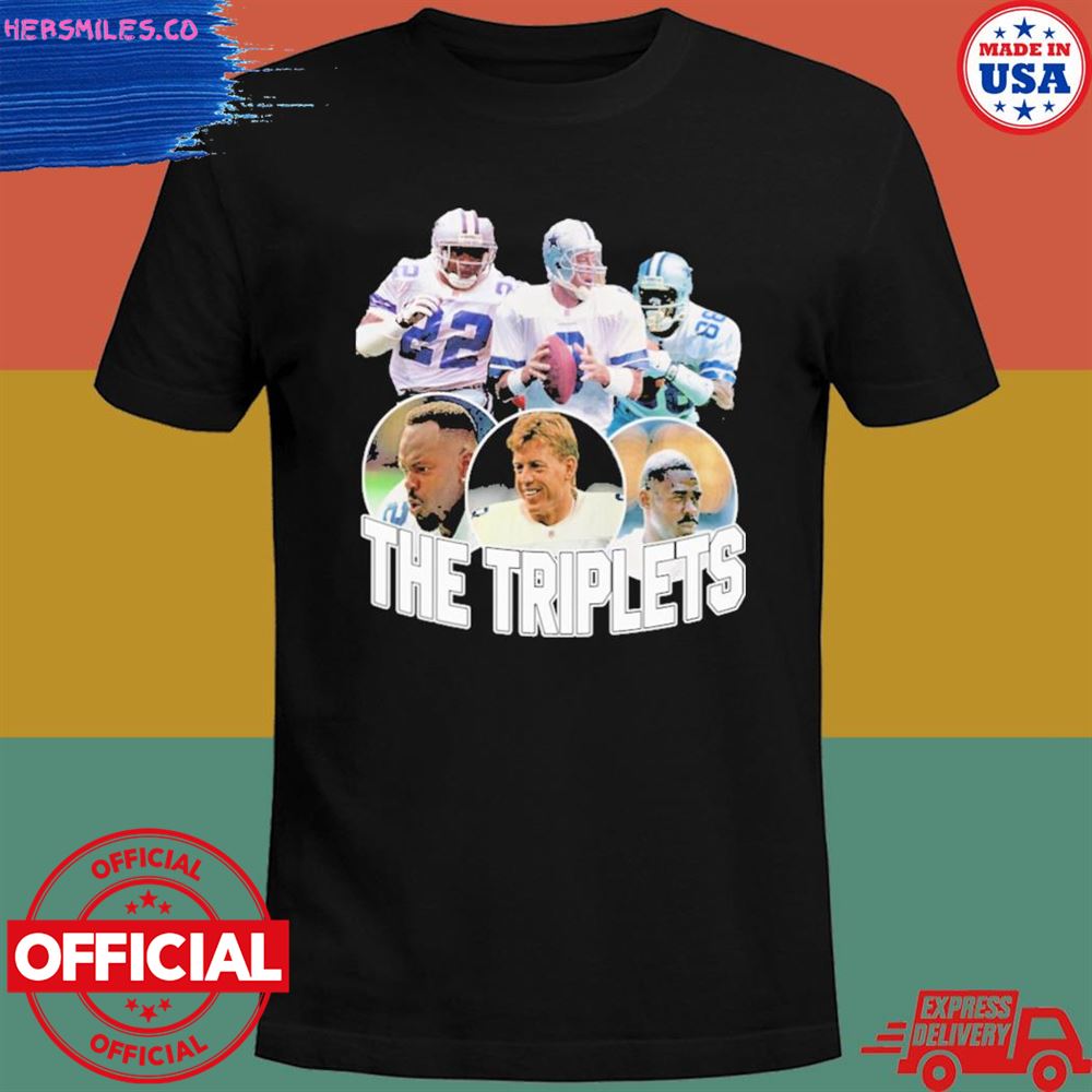 The Triplets Emmitt Smith Troy Aikman And Michael Irvin shirt