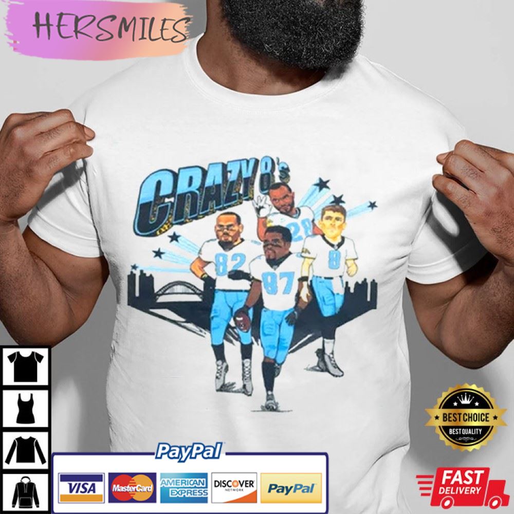 Travis Etienne Jr Crazy 8’s Gift For Fan T-Shirt