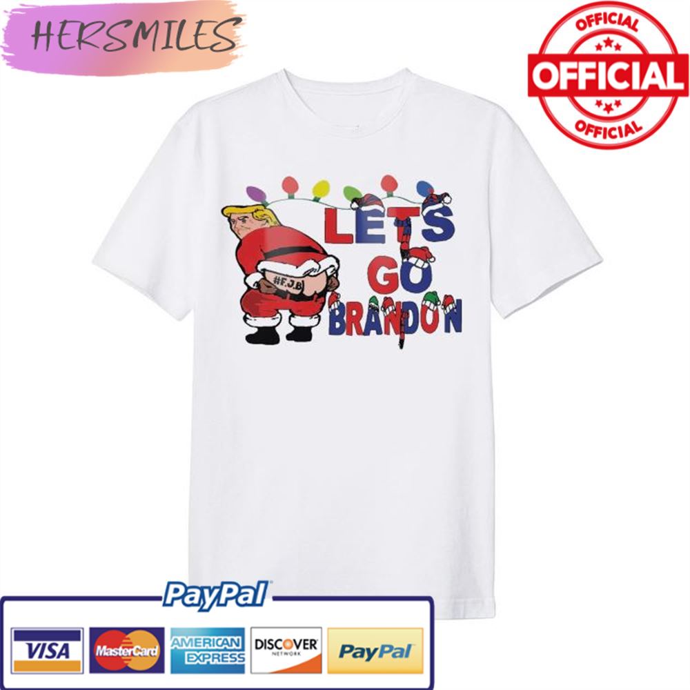Trump Santa FJB Let’s Go Brandon Merry Christmas T-shirt