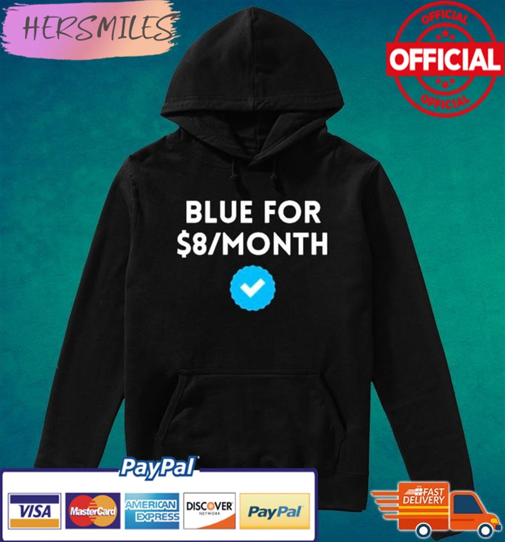 Twitter Blue for $8 on month T-shirt