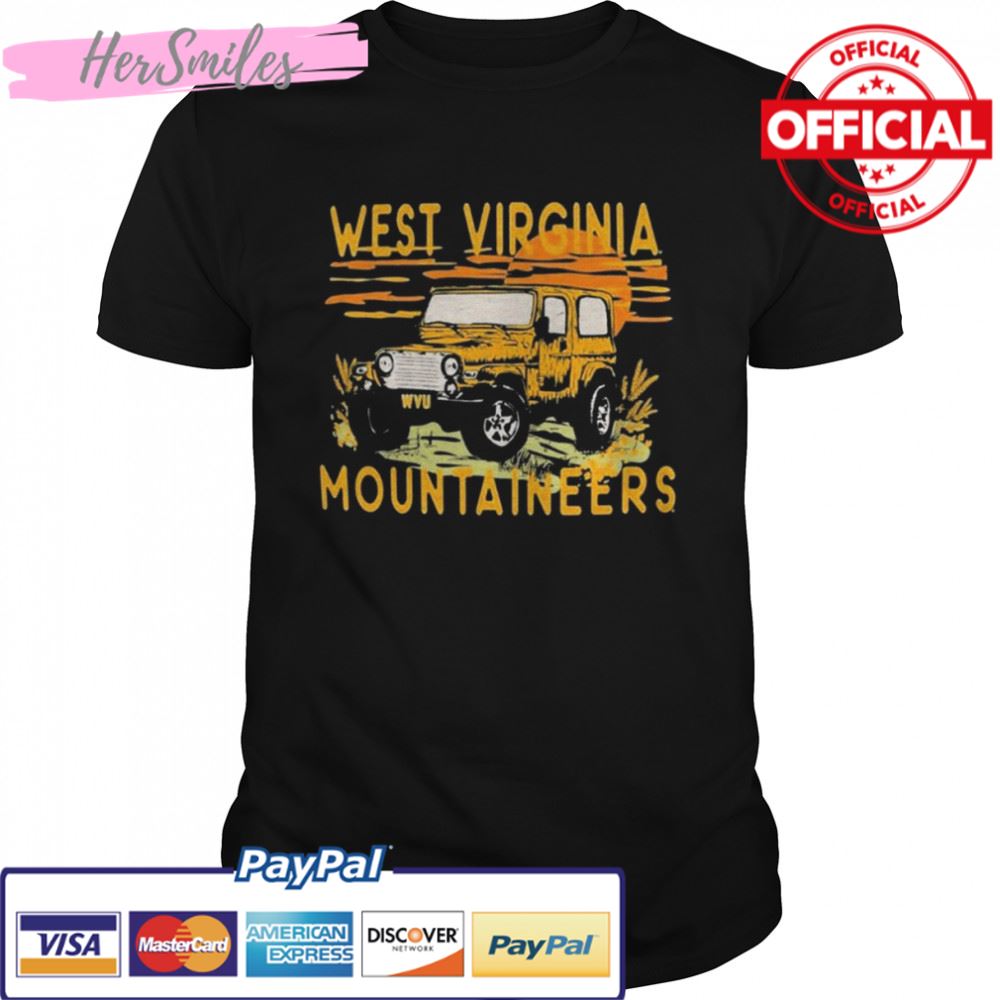 West Virginia Mountaineers off road field trip comfort shirt
