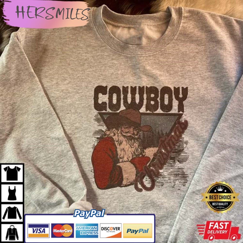 Western Cowboy Christmas Best Sweatshirt