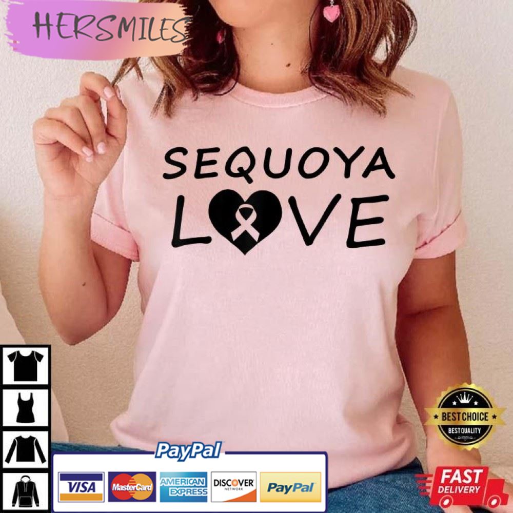 Wilkinsi Designs Sequoya Love No Initial Best T-Shirt
