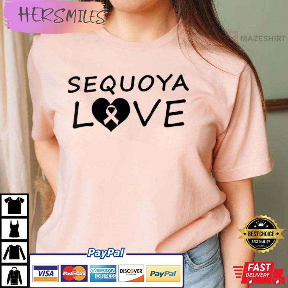 Wilkinsi Designs Sequoya Love No Initial Best T-Shirt