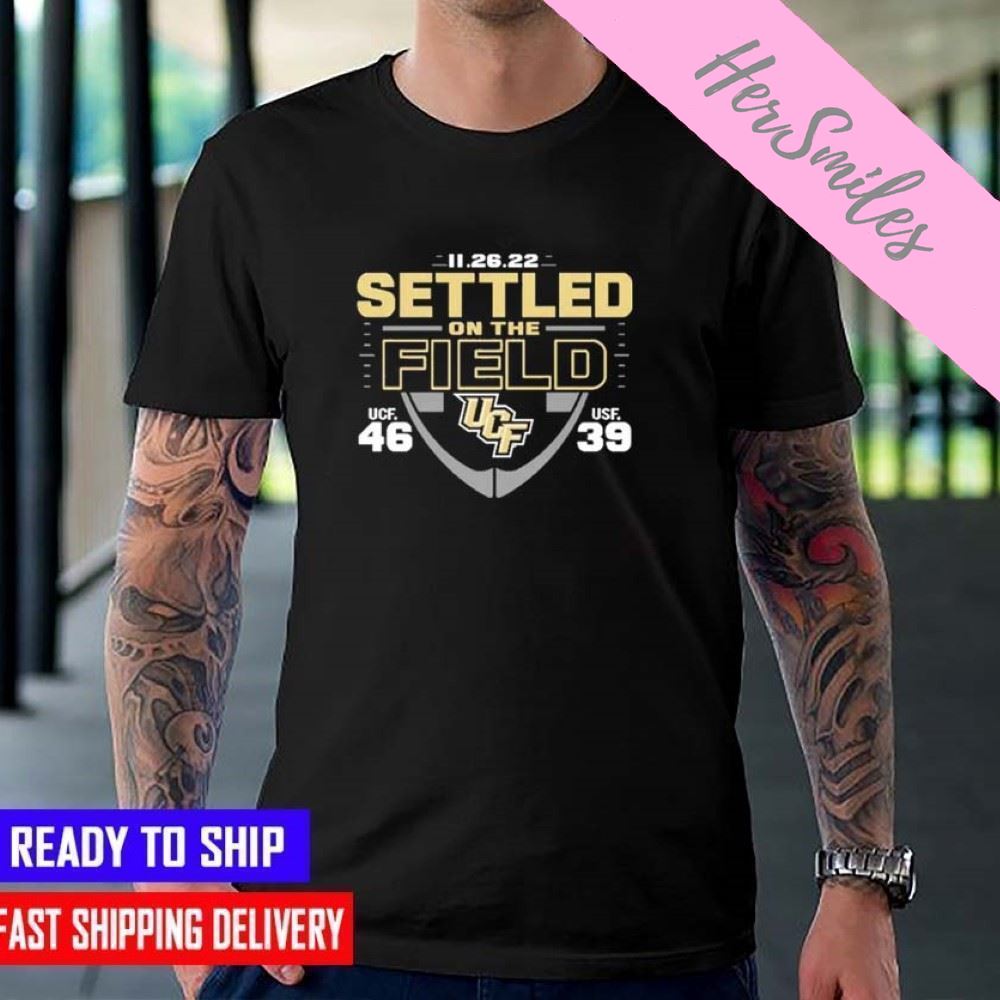 11-26-22 Settled On The Field UCF Knights 46-39 South Florida Bulls  T-shirt