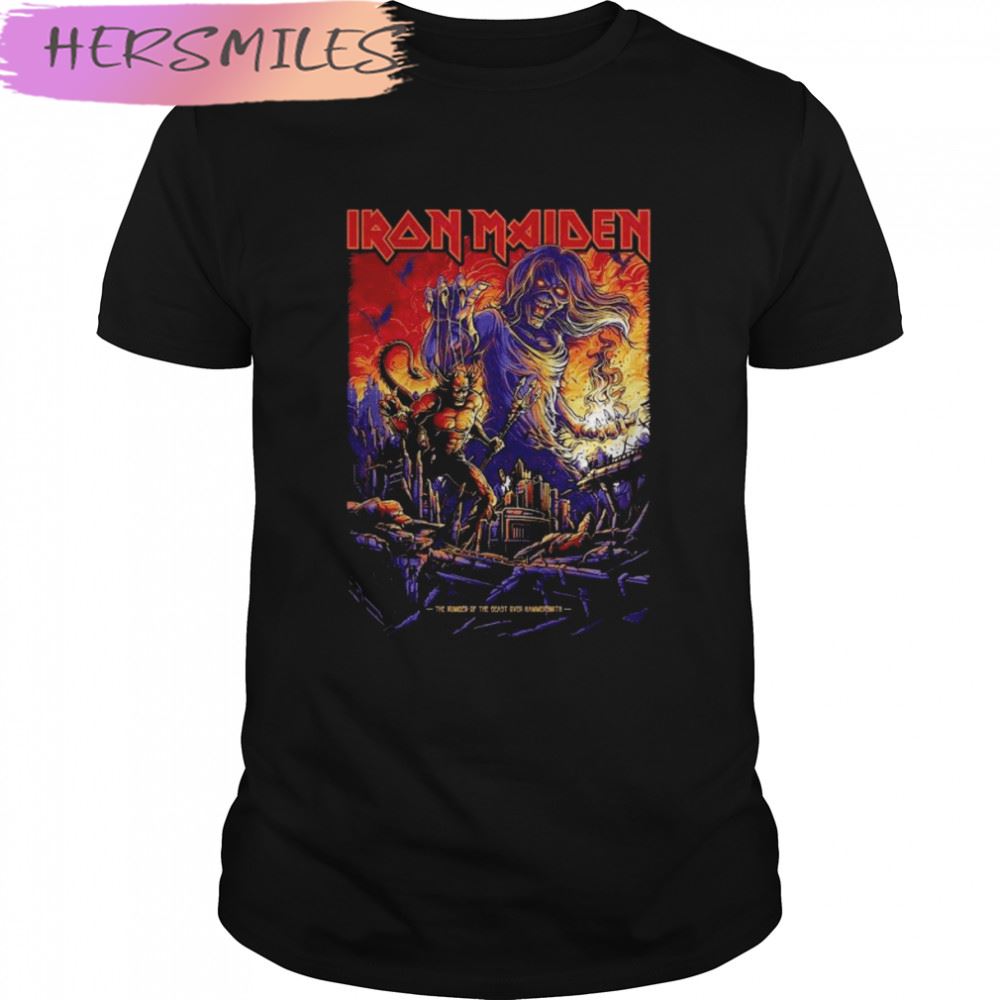Iron Maiden The Beast Over Hammersmith Dan Mumford T-shirt