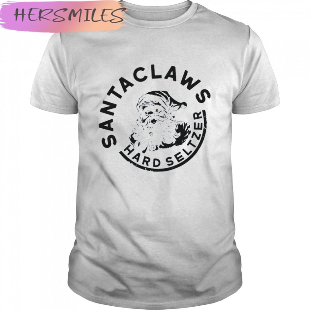 Santa Claws Hard Seltzer Christmas T-shirt
