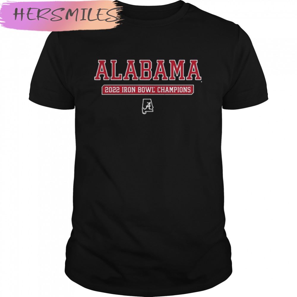 Alabama Football 2022 Iron Bowl Champions T-shirt