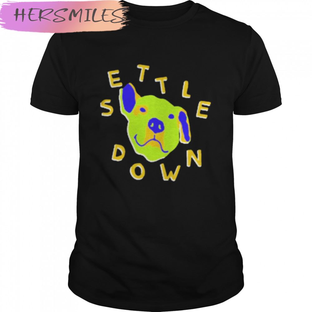 Ricky Montgomery Merch Store Settle Down Dog T-shirt