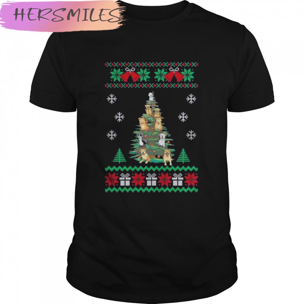 Santa Dog Tree Christmas 2022 T-shirt