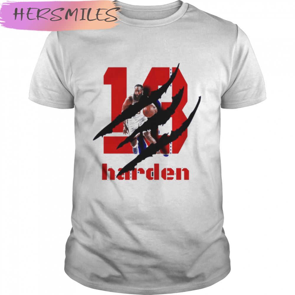 Sixers Basketball Player 13 James Harden T-shirt