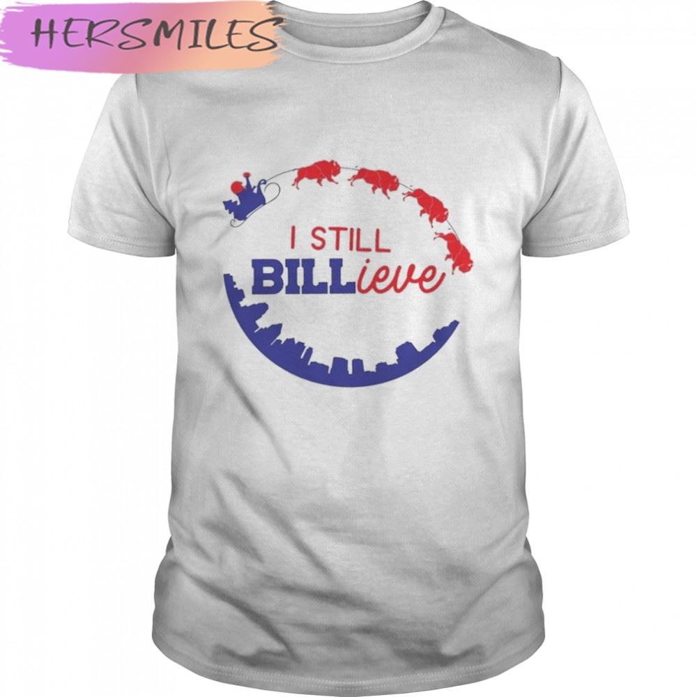 Buffalo Bills I Still Billieve Christmas T-shirt