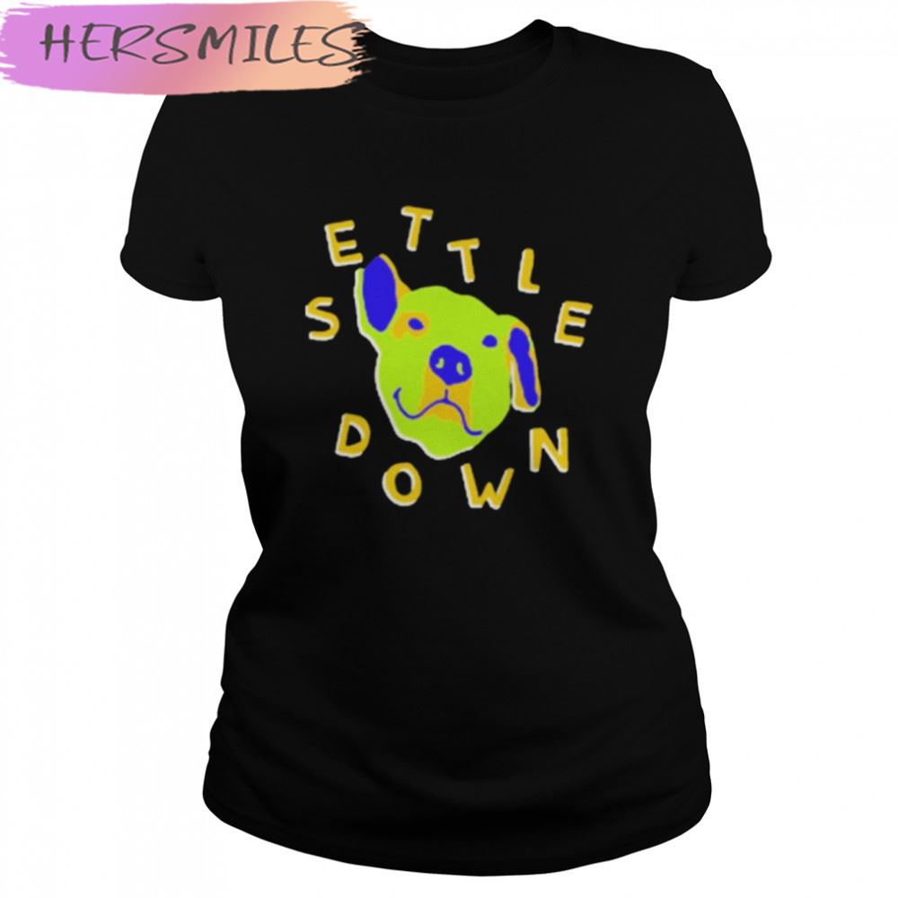 Ricky Montgomery Merch Store Settle Down Dog T-shirt