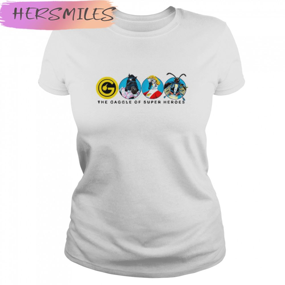 The Gaggle Of Super Heroes Dc Universe T-shirt
