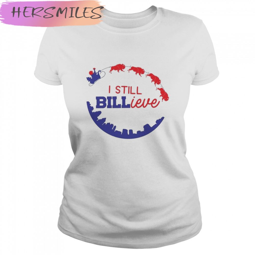 Buffalo Bills I Still Billieve Christmas T-shirt