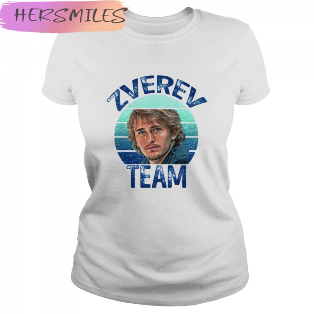 Alexander Zverev Tennis Legend Sunset T-shirt