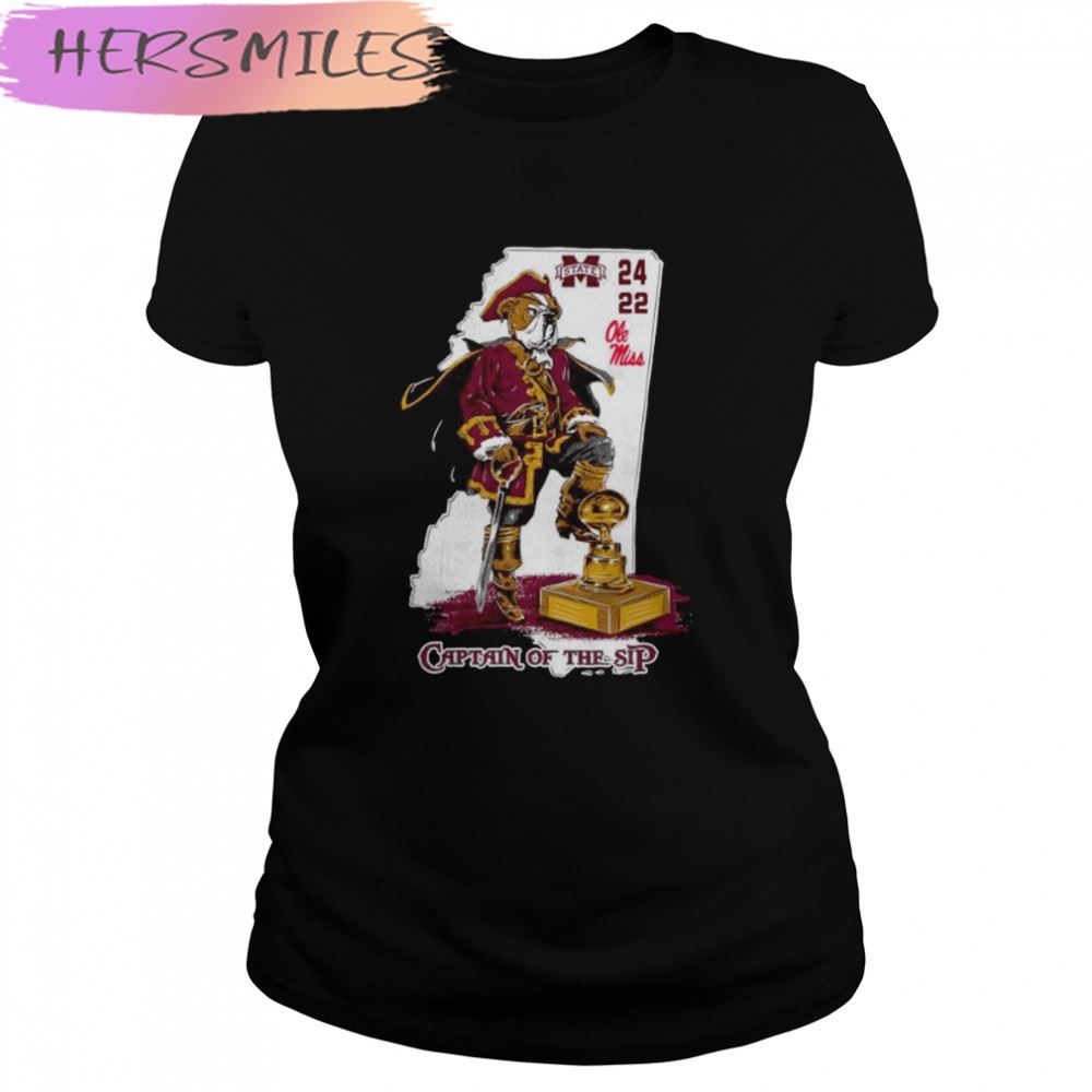 Captain Of The Sip Mississippi State Bulldogs 2022 Egg Bowl Champions T-shirt
