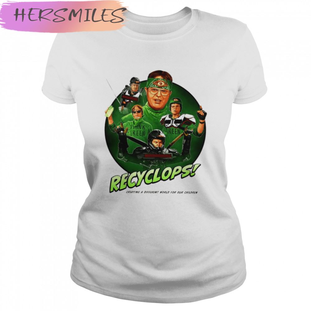 Recyclops Gang creating a different world for our children T-shirt
