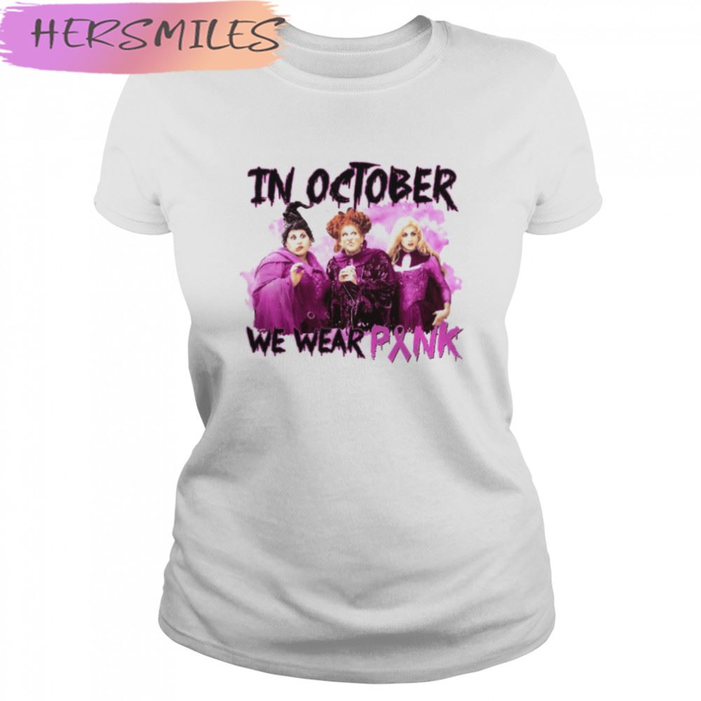 Sanderson Witches Breast Cancer T-shirt