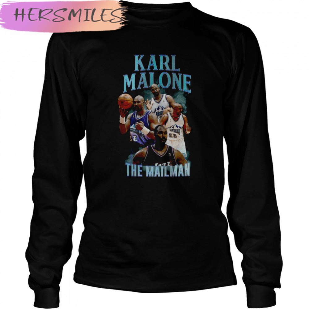 90s Design Karl Malone Collage The Mailman T-shirt 90s Design Karl Malone Collage The Mailman T-shirt