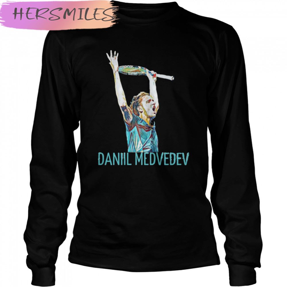 Tennis Player Daniil Medvedev Russian Tennis T-shirt Tennis Player Daniil Medvedev Russian Tennis T-shirt