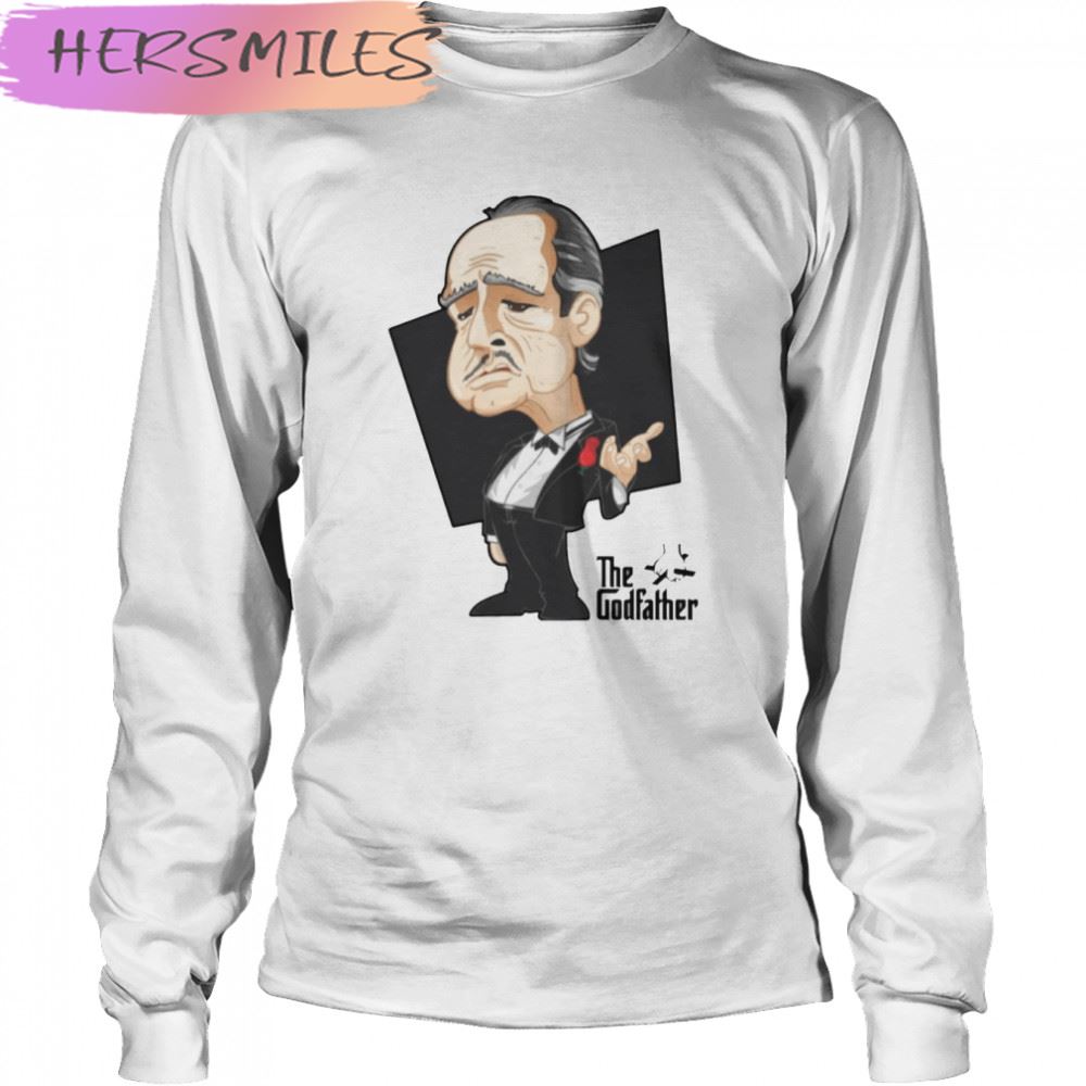 Chibi Movie Character The God Father T-shirt Chibi Movie Character The God Father T-shirt