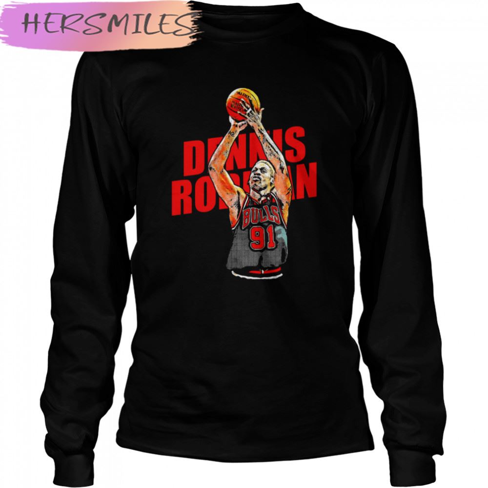 Nba Player Dennis Rodman Sport Basketball Scottie T-shirt Nba Player Dennis Rodman Sport Basketball Scottie T-shirt