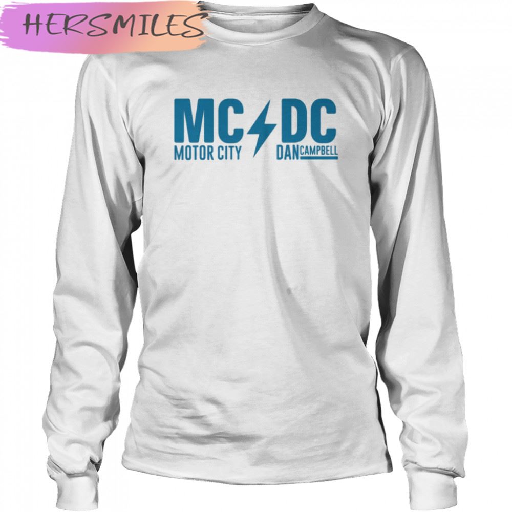 Mcdc Motor City Dan Campbell Funny Football T-shirt Mcdc Motor City Dan Campbell Funny Football T-shirt