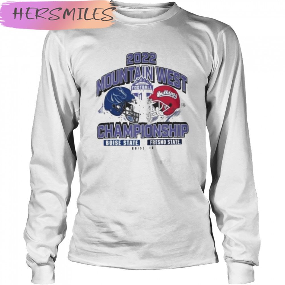 Boise State Vs Fresno State 2022 Mountain West Football Championship Shirt Boise State Vs Fresno State 2022 Mountain West Football Championship Shirt