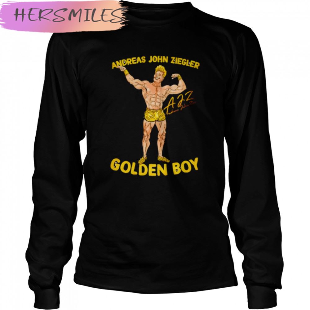 Nice andreas John Ziegler golden boy signature T-shirt Nice andreas John Ziegler golden boy signature T-shirt